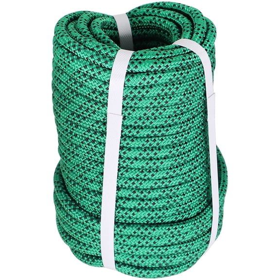 3/8 Inch 100 Feet Braided Rope 3520 LBS High Strength Polyester Rope Tree Work Rope for Swing Camping