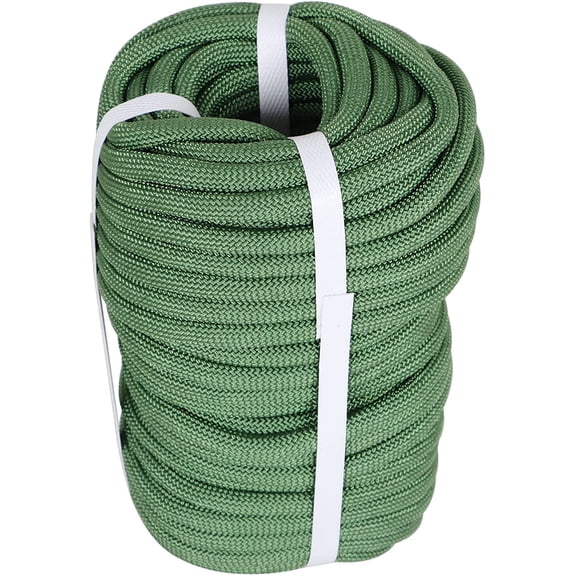 3/8 Inch 100 Feet Braided Rope 3520 LBS High Strength Polyester Rope Tree Work Rope for Swing Camping