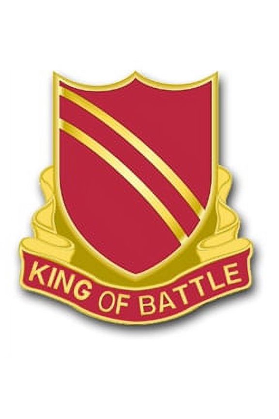 3.8 Inch 108th Regiment Unit Crest Vinyl Transfer Decal