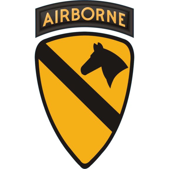 3.8 Inch 1st Cavalry Division Airborne Decal