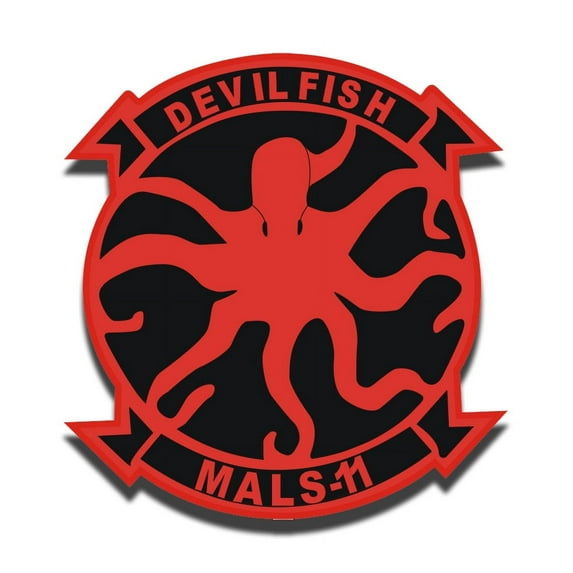 3.8 Inch 1st Marine Division Marine Aviation Logistics Squadron 11 Sticker Decal