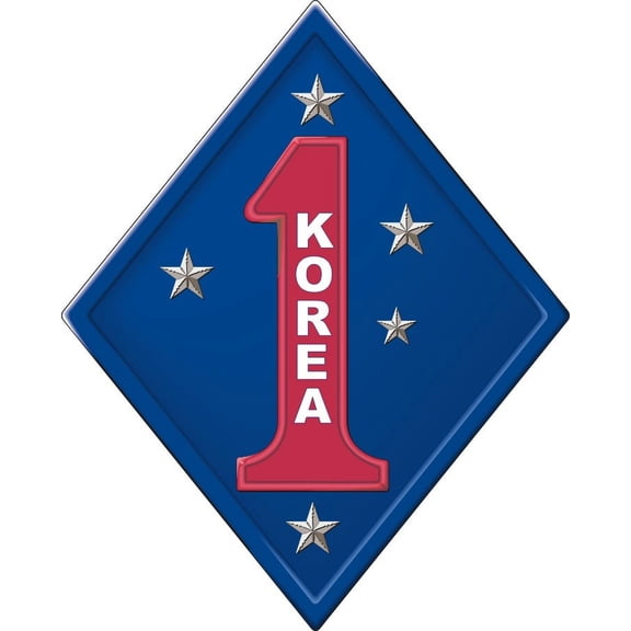 3.8 Inch 1st Marines Korea Sticker Decal