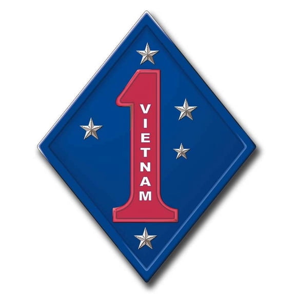 3.8 Inch 1st Marines Vietnam Sticker Decal