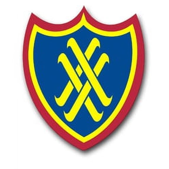 3.8 Inch 20th U.S. Army Corps Patch Vinyl Transfer Decal