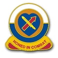 thumbnail image 1 of 3.8 Inch 24th U.S. Army Corps Unit Crest Vinyl Transfer Decal, 1 of 1