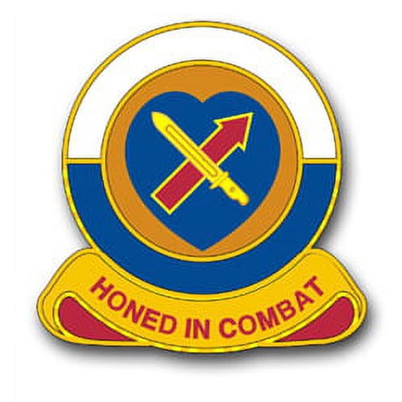 3.8 Inch 24th U.S. Army Corps Unit Crest Vinyl Transfer Decal
