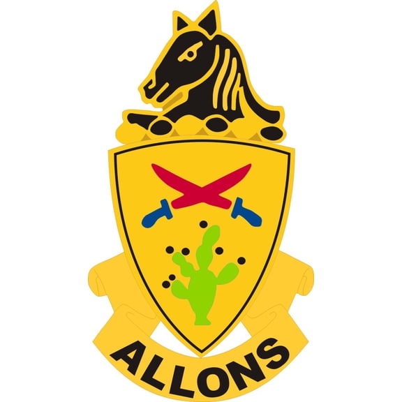 3.8 Inch 2nd Squadron 11th Armored Cavalry Decal