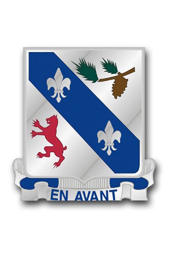 3.8 Inch 321st Regiment Unit Crest Vinyl Transfer Decal