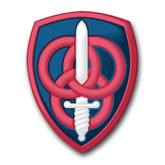 3.8 Inch 3rd Personnel Command Patch Vinyl Transfer Decal