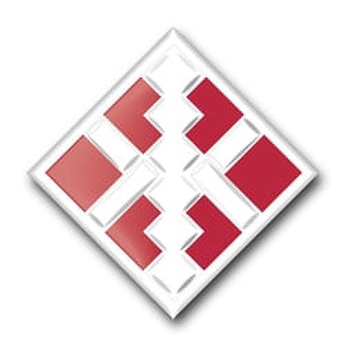 3.8 Inch 411th Engineer Brigade Patch Vinyl Transfer Decal