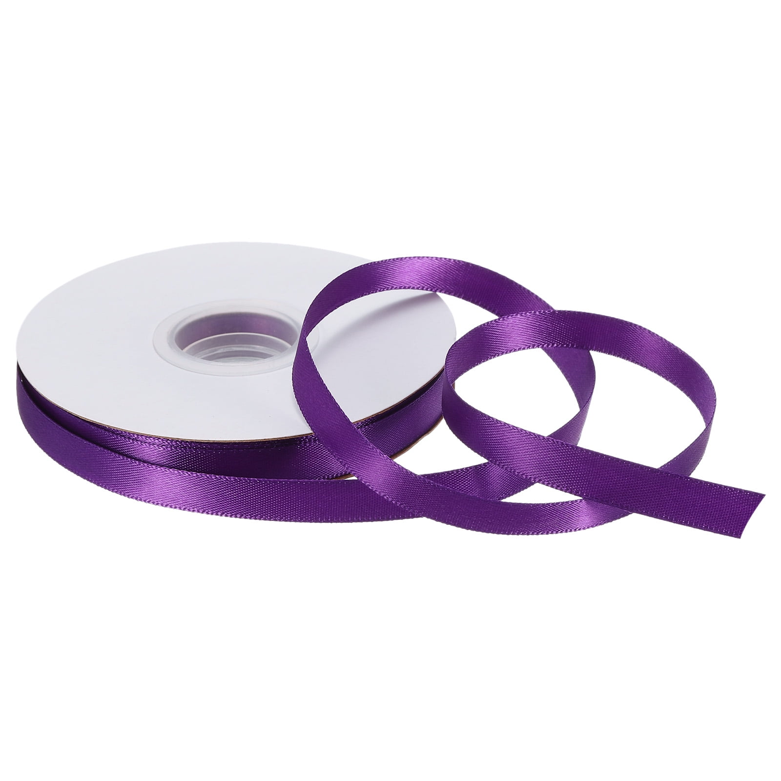 ATRibbons 25 Yards 1-1/2 inch Wide Satin Ribbon Perfect for Weddinghandmade Bows and Gift Wrapping (Purple)