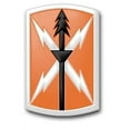 thumbnail image 1 of 3.8 Inch 516th Signal Brigade Patch Vinyl Transfer Decal, 1 of 1