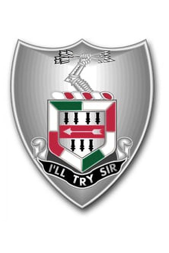 3.8 Inch 5th Infantry Regiment Unit Crest Vinyl Transfer Decal
