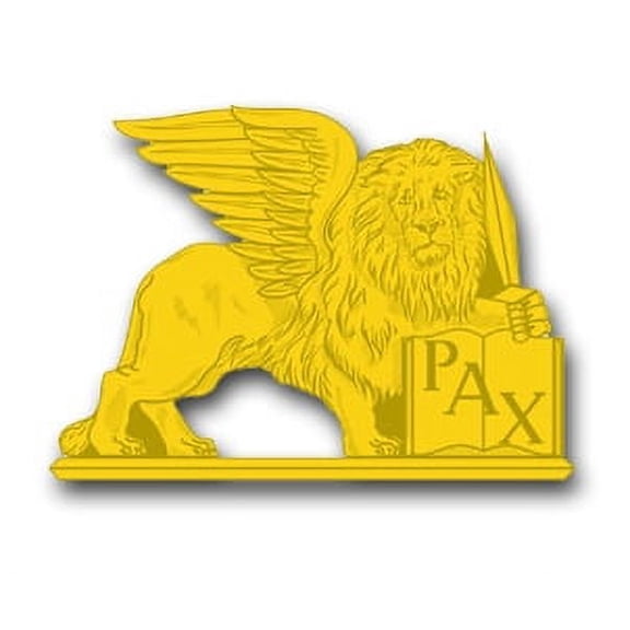 3.8 Inch 5th Theater Army Command Unit Crest - right Vinyl Transfer Decal