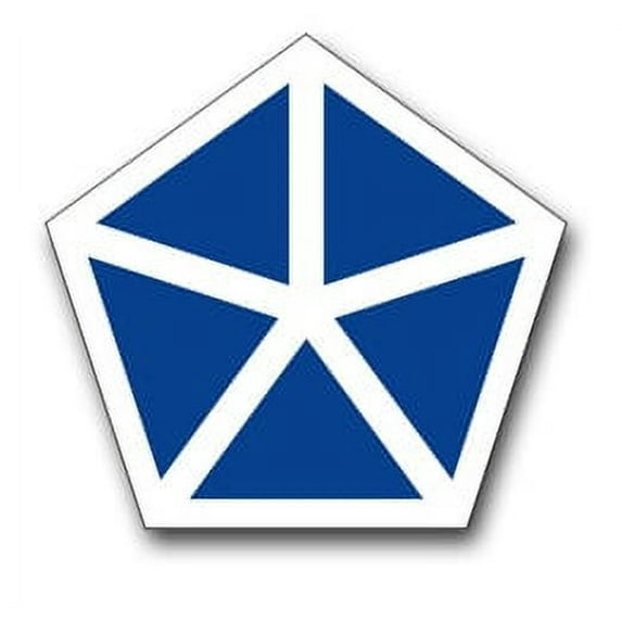 3.8 Inch 5th U.S. Army Corps Patch Vinyl Transfer Decal
