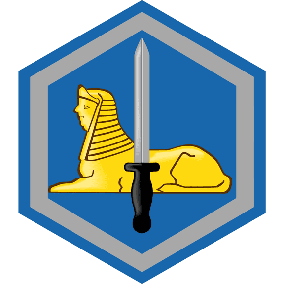 3.8 Inch 66th Military Intelligence Brigade Patch Vinyl Transfer Decal