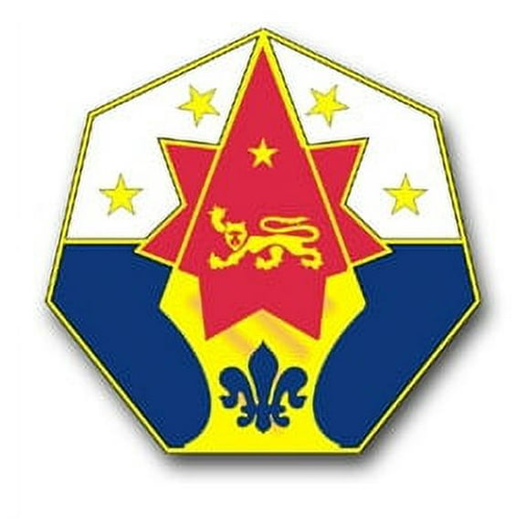 3.8 Inch 7th U.S. Army Corps Unit Crest Vinyl Transfer Decal