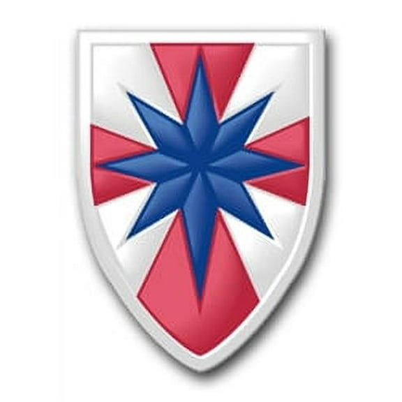 3.8 Inch 8th Field Army Support Command Patch Vinyl Transfer Decal