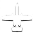 thumbnail image 1 of 3.8 Inch A 10 Warthog Top View Sticker Decal, 1 of 1