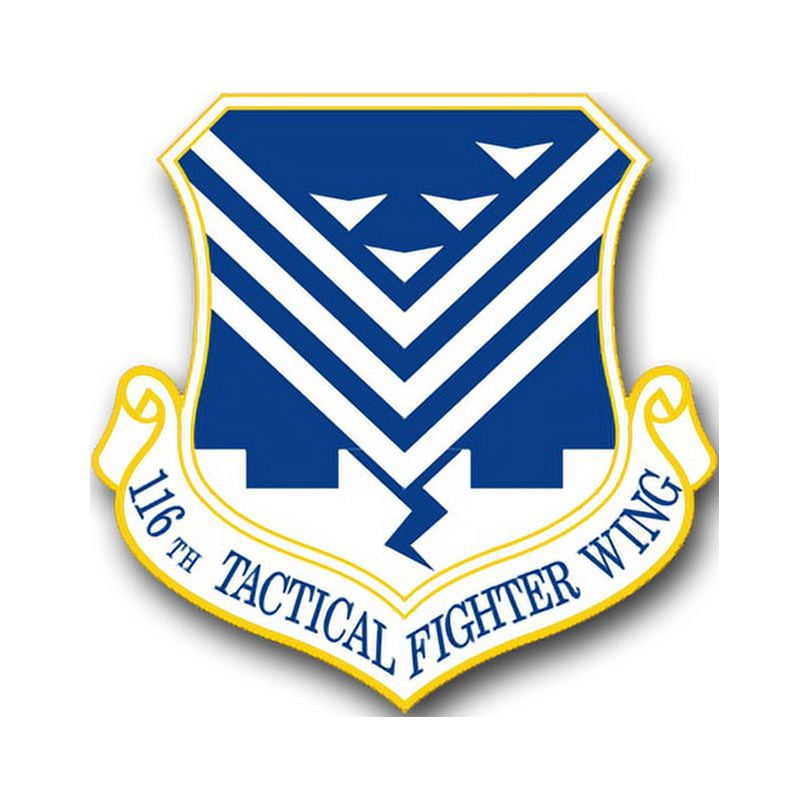 3.8 Inch Air Force 116th Tactic Fighter Wing Vinyl Transfer Decal ...