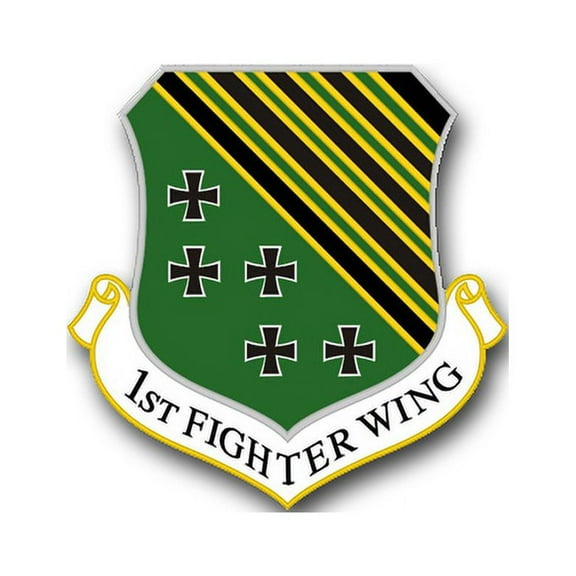 3.8 Inch Air Force 1st Fighter Wing Vinyl Transfer Decal