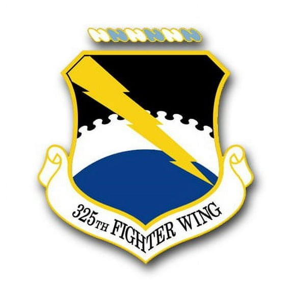 3.8 Inch Air Force 325th Fighter Wing Vinyl Transfer Decal