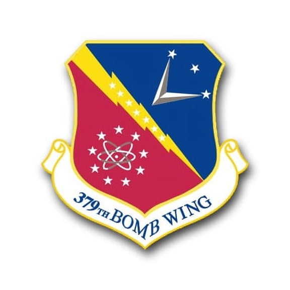 3.8 Inch Air Force 379th Bomb Wing Vinyl Transfer Decal