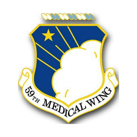 3.8 Inch Air Force 59th Medical Wing Vinyl Transfer Decal
