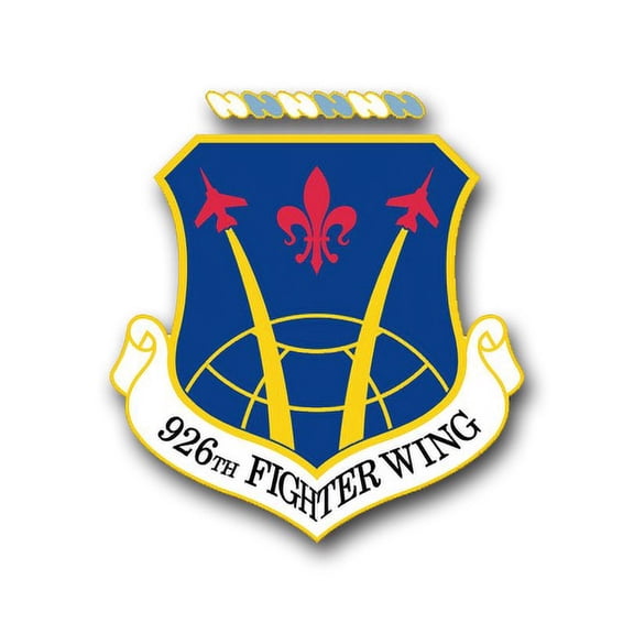 3.8 Inch Air Force 926th Fighter Wing Vinyl Transfer Decal