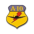 thumbnail image 1 of 3.8 Inch Air Force A-10 Patch Vinyl Transfer Decal, 1 of 1