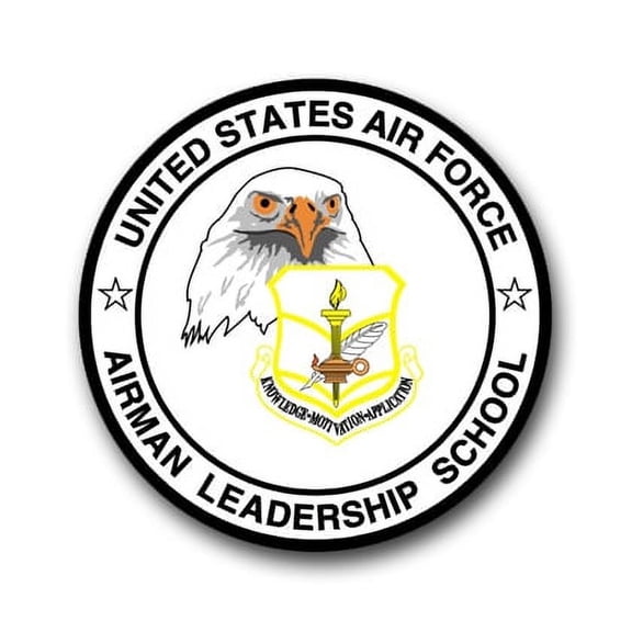 3.8 Inch Air Force Airman Leadership School Vinyl Transfer Decal