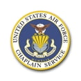thumbnail image 1 of 3.8 Inch Air Force Chaplain Service Seal Vinyl Transfer Decal, 1 of 1