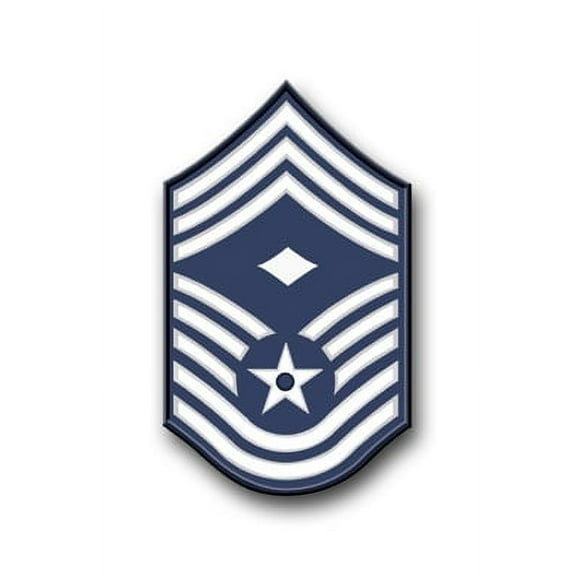 3.8 Inch Air Force Chief Master Sergeant Vinyl Transfer Decal
