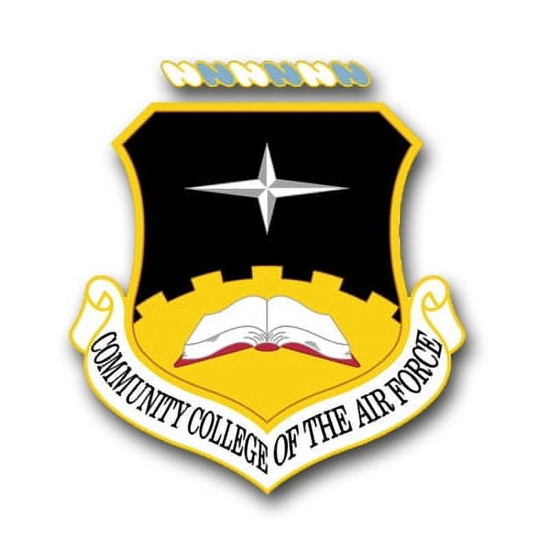 3.8 Inch Air Force Community College Vinyl Transfer Decal - Walmart.com