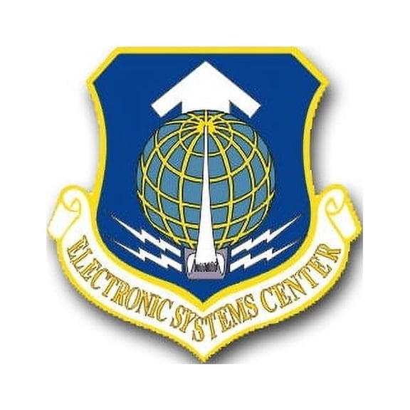 3.8 Inch Air Force Electronic Systems Center Vinyl Transfer Decal
