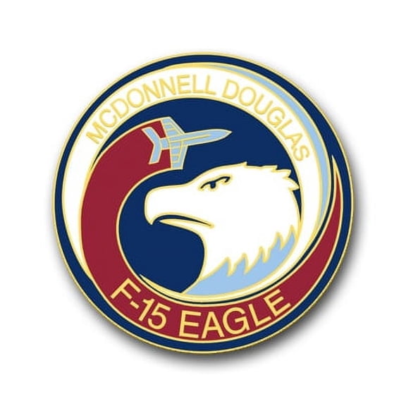 3.8 Inch Air Force F-15 Eagle Program Vinyl Transfer Decal