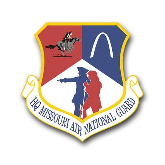 3.8 Inch Air Force Headquarters Missouri Air National Guard Vinyl Transfer Decal