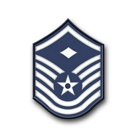 3.8 Inch Air Force Master Sergeant Vinyl Transfer Decal