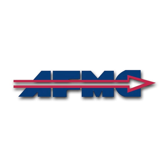 3.8 Inch Air Force Material Command Logo Vinyl Transfer Decal