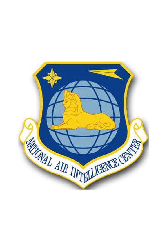 3.8 Inch Air Force National Air Intelligence Center Vinyl Transfer Decal