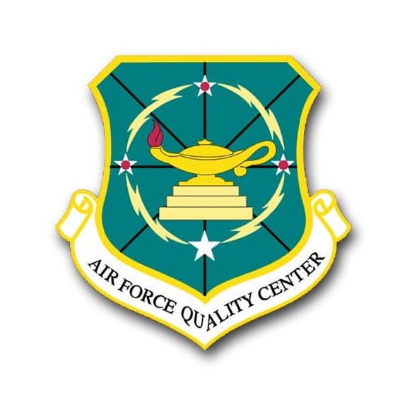 3.8 Inch Air Force Quality Center Vinyl Transfer Decal