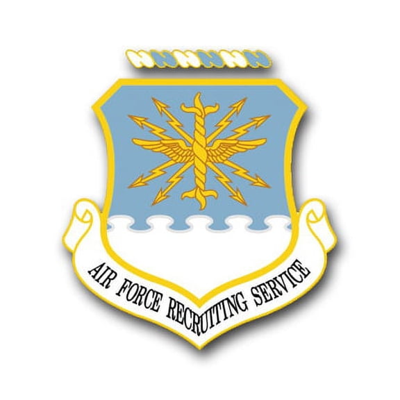 3.8 Inch Air Force Recruiting Service Vinyl Transfer Decal