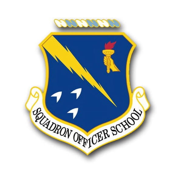 3.8 Inch Air Force Squadron Officer School Vinyl Transfer Decal