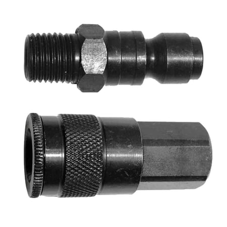 3/8" Inch Air Snap Coupler and Plug Fitting Set Coupling Connector