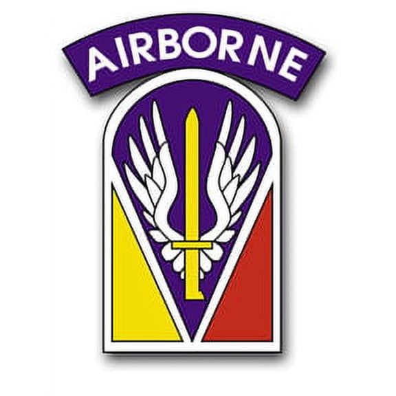 3.8 Inch Airborne Vinyl Transfer Decal