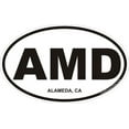 thumbnail image 1 of 3.8 Inch Alameda California Oval Decal, 1 of 1
