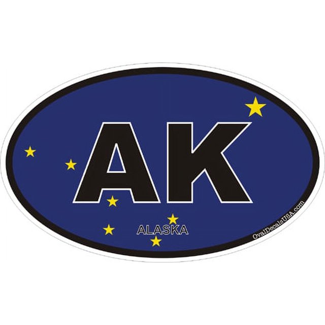 3.8 Inch Alaska State Decal