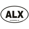 thumbnail image 1 of 3.8 Inch Alexandria Virginia Oval Decal, 1 of 1