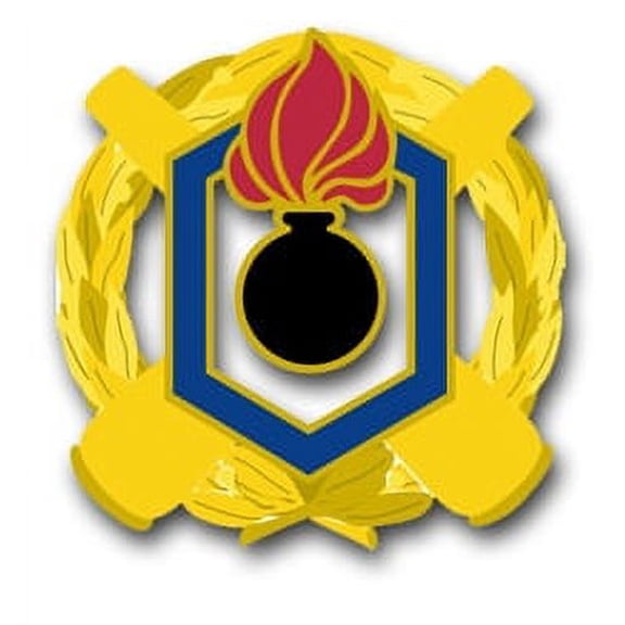 3.8 Inch Armament and Chemical Command Unit Crest Vinyl Transfer Decal