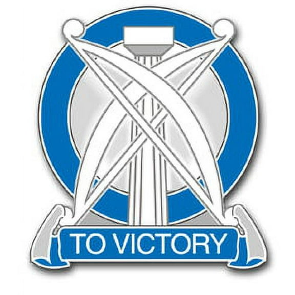 3.8 Inch Army 102nd ARCOM Division Unit Crest Vinyl Transfer Decal